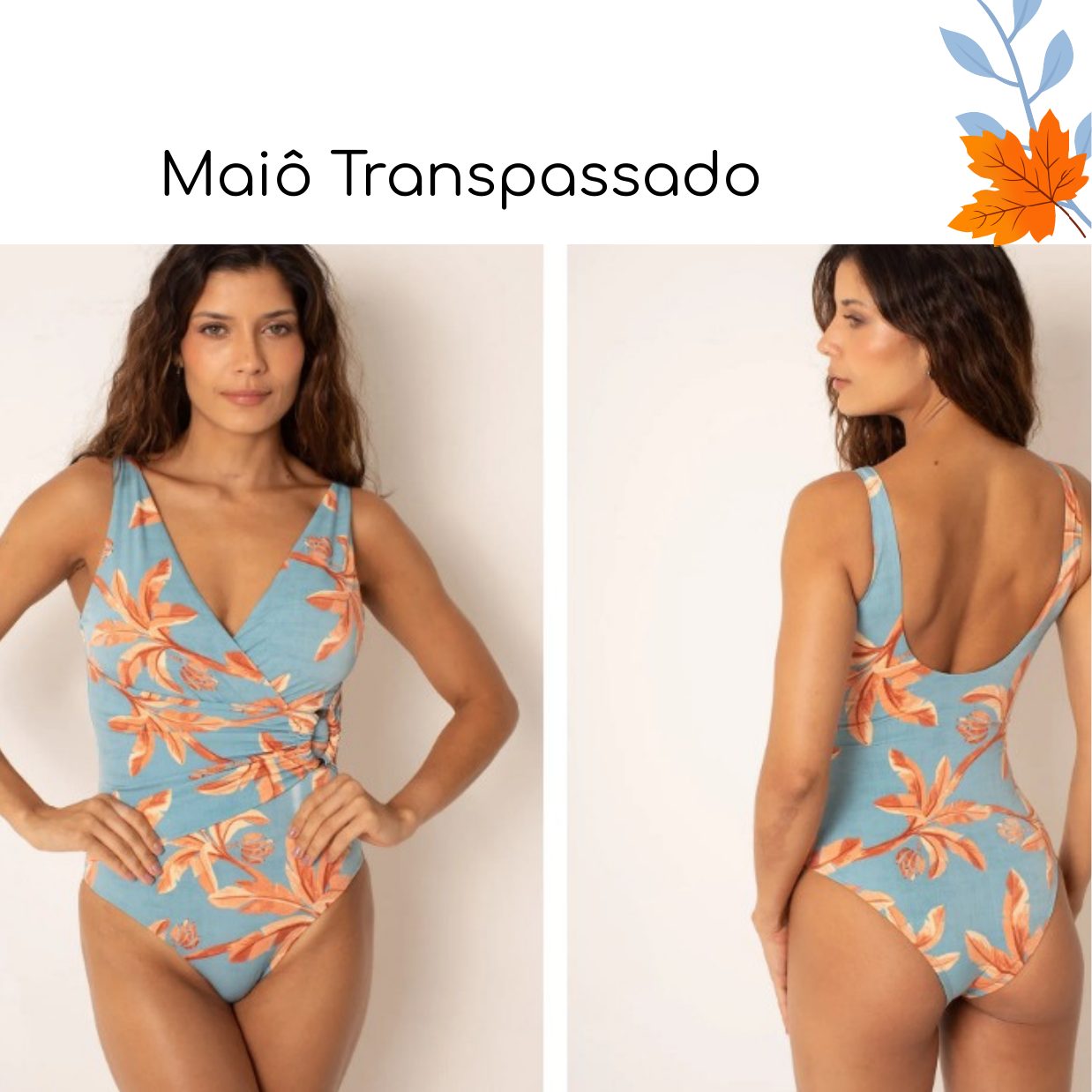 Maiô Transpassado — coleção Tropical Azure