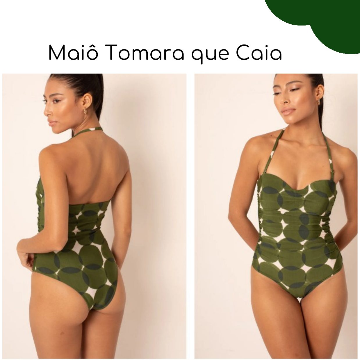 Maiô Tomara que Caia — coleção Bubbles